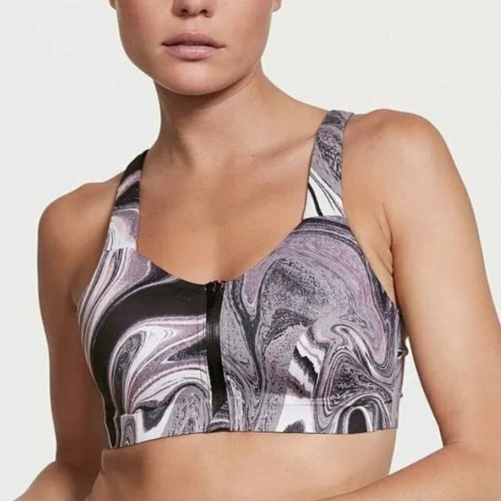 NWOT Victoria's Secret Knockout High Impact Front-Close Sports Bra 36E (DD)